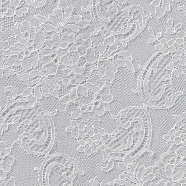 French Paisley Lace Ivory - James Hare