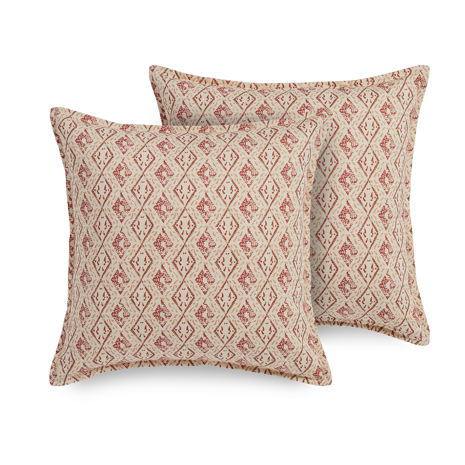 The Dacca Cushion- Red/Pink