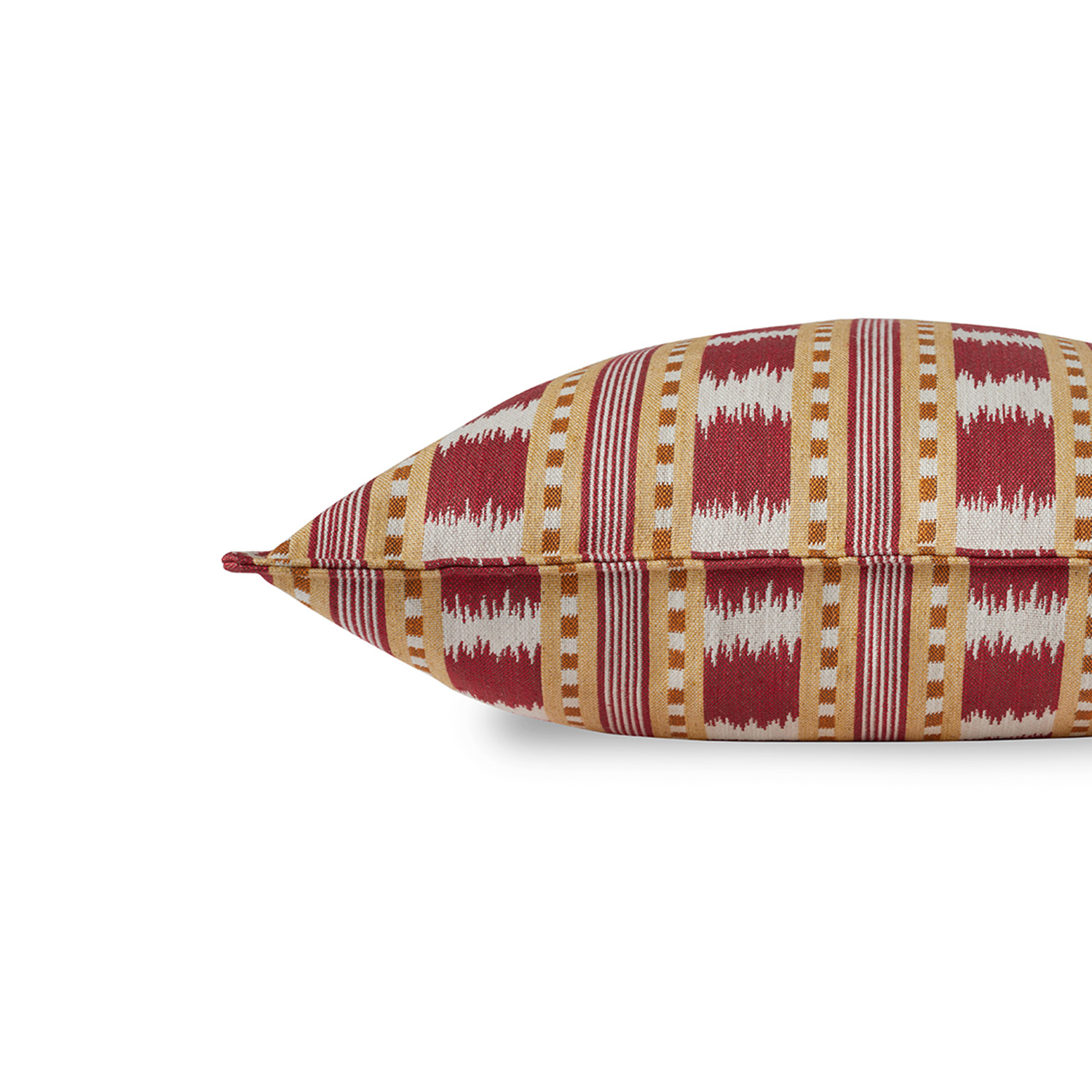 Paxton Cushion Red/Gold James Hare